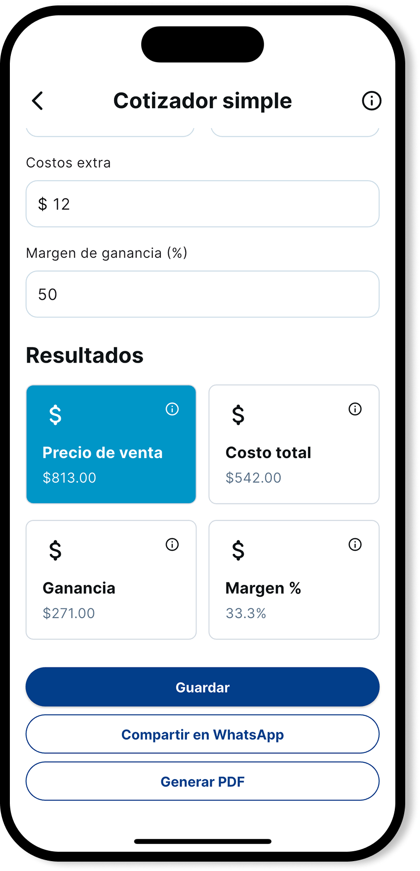 Captura de pantalla de la app 2